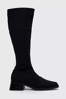 foto чоботи vagabond blanca жіночі колір чорний на платформі