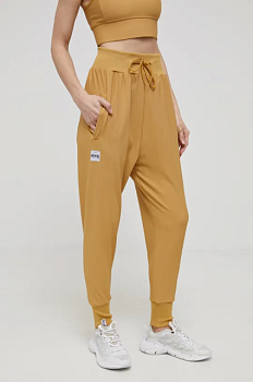 foto штани eivy жіночі колір жовтий однотонні