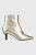 foto шкіряні черевики tommy hilfiger fw0fw07048 pointy heel boot gold жіночі колір золотий на шпильці