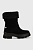 foto замшеві черевики tommy hilfiger warm lining suede low boot жіночі колір чорний на платформі злегка утеплена