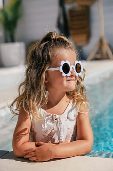 foto дитячі сонцезахисні окуляри elle porte колір білий