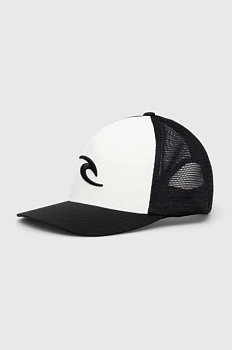 foto шапка rip curl колір білий з аплікацією