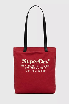 foto сумка superdry колір червоний