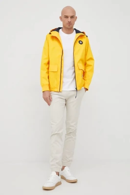Podrobnoe foto куртка pepe jeans lucas чоловіча колір жовтий перехідна
