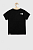 foto дитяча бавовняна футболка the north face колір чорний з принтом