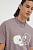 foto бавовняна футболка ps paul smith колір фіолетовий з принтом