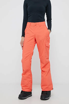 foto штани dc жіночі колір помаранчевий