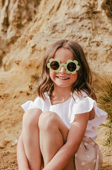 foto дитячі сонцезахисні окуляри elle porte колір жовтий