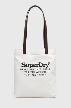 foto сумка superdry колір білий