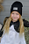 foto дитяча бавовняна шапка jamiks колір чорний з бавовни