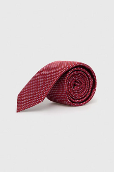 foto шовковий галстук hugo колір червоний