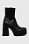 foto черевики aldo grandstep жіночі колір чорний на платформі