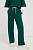 foto бавовняні спортивні штани marc o'polo жіночі колір зелений візерунок