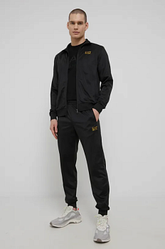 foto спортивний костюм ea7 emporio armani чоловічий колір чорний