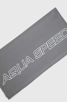 foto рушник aqua speed dry flat колір сірий