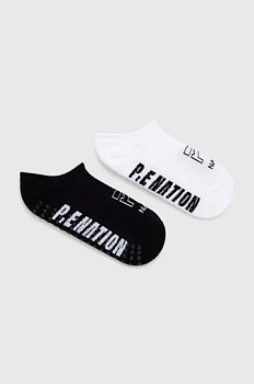foto шкарпетки p.e nation 2-pack жіночі колір білий