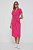 foto бавовняна сукня tommy hilfiger колір рожевий midi розкльошена