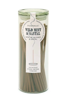 foto набір ароматичних пахощів paddywax wild mint & santal 100-pack