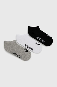 foto шкарпетки new era (3-pack) колір сірий