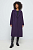 foto пальто з домішкою вовни medicine колір фіолетовий перехідний oversize