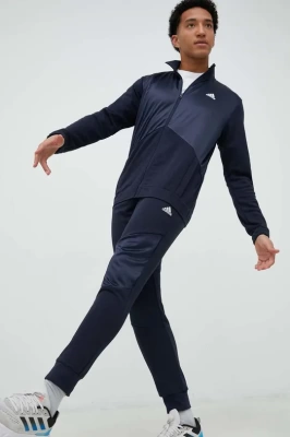 Podrobnoe foto спортивний костюм adidas performance чоловічий колір синій